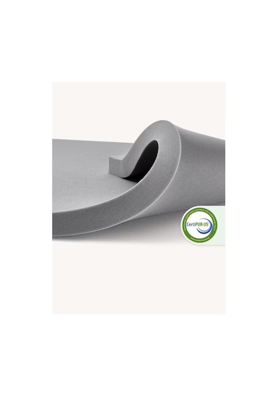 Ecotopper - 9 Cm Gri Ortopedik Sert Sünger Yatak Pedi