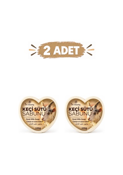 Dr.cleanıng - 484 - - Keçı Sütü Sünger Sabun 135 Gr - 2 Adetlık - Shophnrl - Set Ürün Diğer