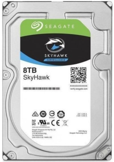 Seagate SkyHawk ST8000VX004 3.5" 8 TB 7200 RPM 256 MB SATA 3 HDD