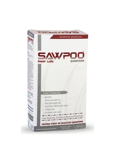 Sawpoo Saç Dökülmesine Karşı Ekstra Etkili ve Besleyici Şampuan 250 ML