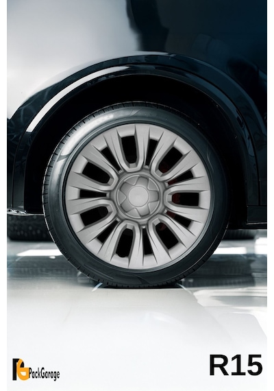 Ford Grand C-max 15'' İnç Jant Kapağı 4 Adet Gri G107
