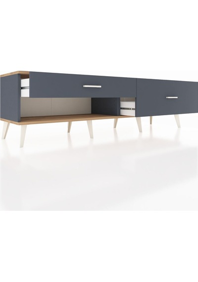 Hyperion Tv Ünitesi 2 Çekmeceli 176x44x51 Antrasit-çam/antrasit Atlas Çam/antrasıt Hyperion Tv Ünitesi 2 Çekmeceli 176x44x51 Antrasit-çam/antrasit Atlas Çam/antrasıt