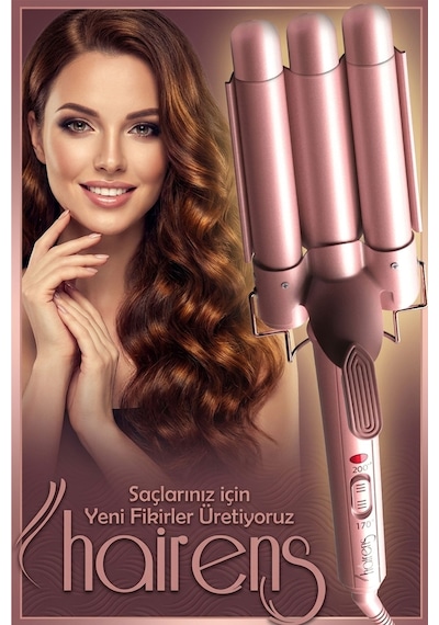 Hairens HRS-190 Wag Ve Su Dalgası Saç Maşası 25 MM
