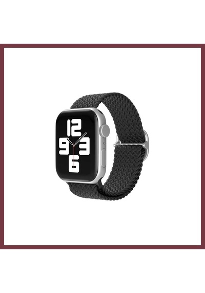 Storeşahin Apple Watch 38mm Uyumlu Star Kordon - Siyah Shn0720