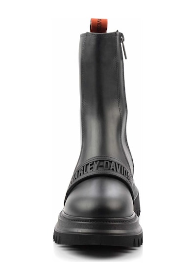 Harley Davidson Black Hakiki Deri Kadın Bot & Bootie Hd0777054903 Black