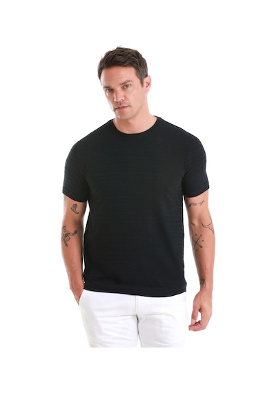 Hatemoğlu Lacivert Regular Fit Düz Bisiklet Yaka Tişört 35103024c013 005 Lacivert