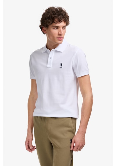 U.S. Polo Assn. U.s. Polo Assn. Erkek Beyaz Tişört Basic 50322304-vr013