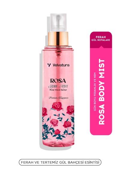 Velvatura Rose Vücut Spreyi 200 ML