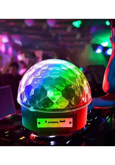Uzaktan Kumandalı Kristal Disko Led Işıklı Ve Hapörlörlü Rgb Led