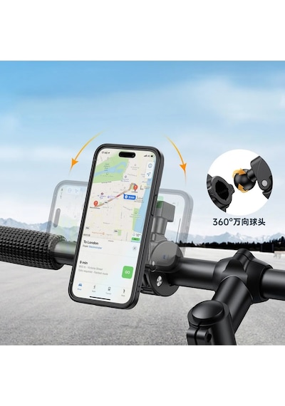 Bisiklet Motorsiklet Scooter Atv Motosiklet Gidon Bağlantılı Telefon Tutucu Tutacağı