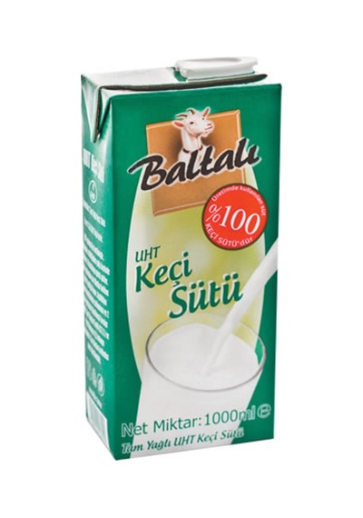 2 Adet Baltalı %100 Keçi Sütü Uht 1 L