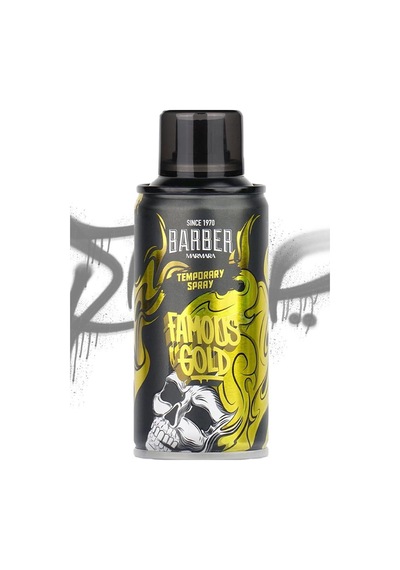 Barber Marmara Geçici Renkli Saç Spreyi Altın 150 Ml