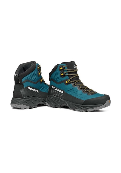 Scarpa Rush Trk Lt Gore-tex Erkek Outdoor Bot Petrol - Mustard Çok Renkli