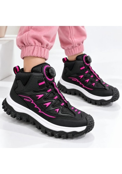 Promax Çocuk Kışlık Outdoor Akıllı Bağcıklı Siyah Fuşya Bot 32-37 Beyaz - Fuşya - Siyah Promax Çocuk Kışlık Outdoor Akıllı Bağcıklı Siyah Fuşya Bot 32-37 Beyaz - Fuşya - Siyah