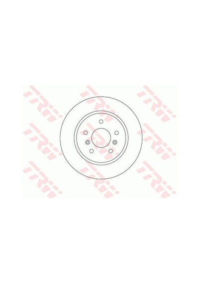 TRW DF6787 FREN DİSKİ ARKA QASHQAI 13- DÜZ 5 BİJON DÜZ 290mm