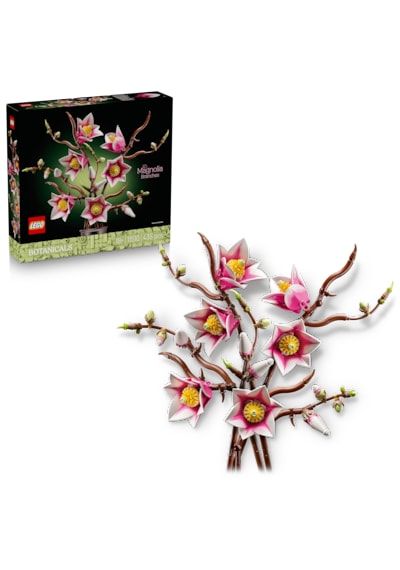 LEGO® Botanicals Manolya Dalları 11510 - Yetişkinler için Çeşitli Detaylar İçeren Çiçek Buketi Model Yapım Seti (435 Parça)