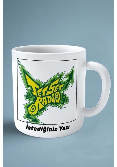 Jet Set Radio Oyun Baskılı Kupa Bardak Çift Taraflı Baskı Kişiye Özel Model 1 Çok Renkli