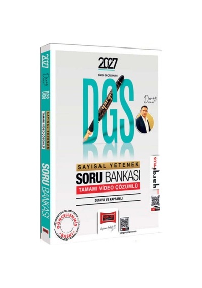 Yargı Yayınları 2027 Dgs Sayısal Yetenek Tamamı Video Çözümlü Soru Bankası