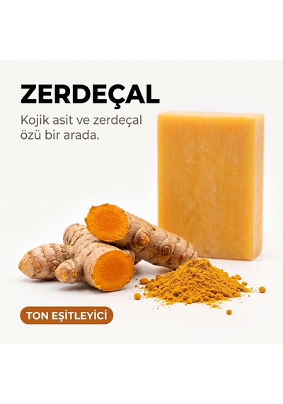Lexroo Kojik Asit Sabunu,koyu Leke, Ölü Hücre, Kolajen, Sivilce, Güneş Lekesi, Zerdeçal, Retinol Doğal