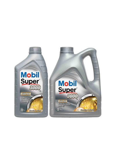 Mobil Super 3000 X1 5w40 Motor Yağı 4 L + 1 L 150547