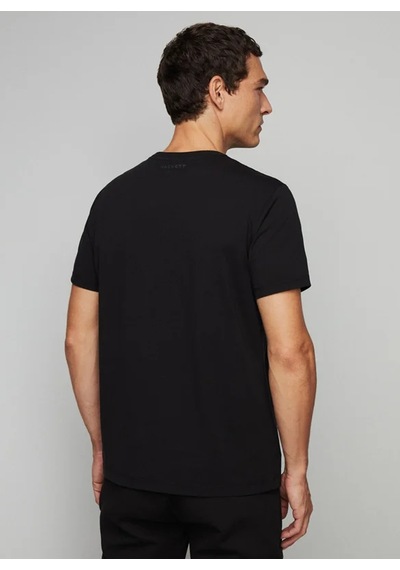 Hackett Siyah Erkek Pamuklu T-shirt Hm500783