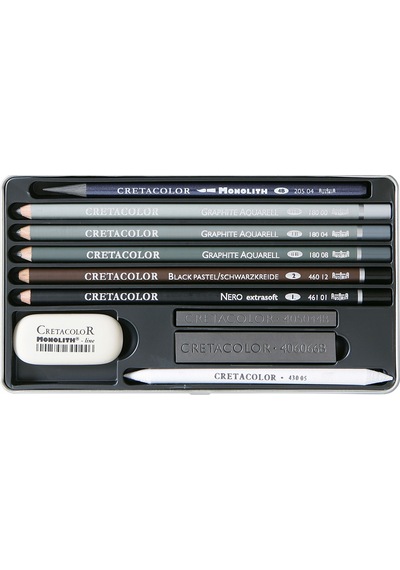 Cretacolor Artino Graphite Eskiz Seti 10 Parça Metal Kutu 40021