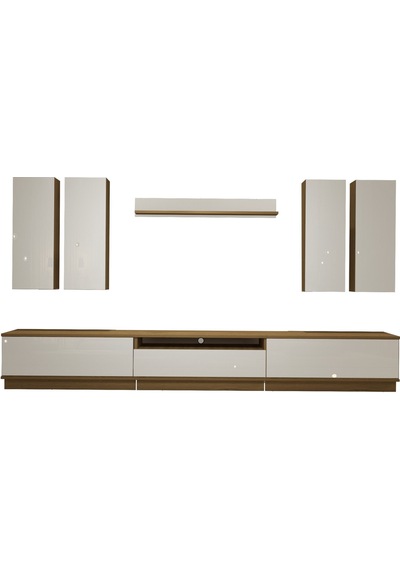 Decoraktiv Trendstyle 8ds Mdf Tv Ünitesi Tv Sehpası Pera - Beyaz