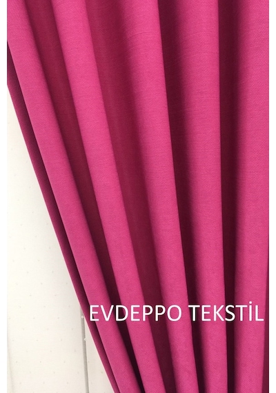 Taç Soft Fuşya Fon Perde Fuşya
