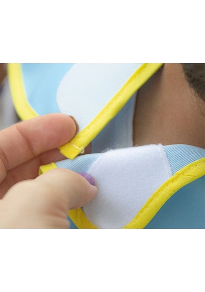 Babyjem Poli Muşamba Büyük Mama Önlüğü Mavi