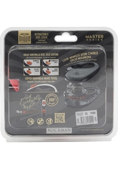 Doggie  Otomatik Köpek Tasması Master Seri Xs Pink Pembe