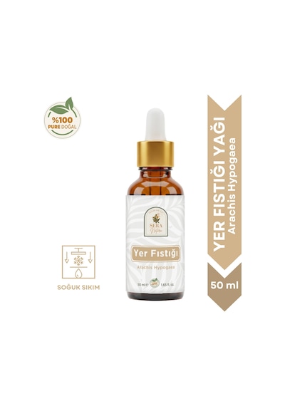 Yer Fıstığı Yağı 50 Ml %100 Doğal Besleyici & Dengeleyici