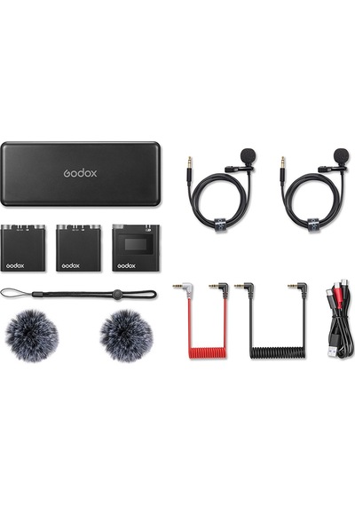 Godox Vırso Standart M2 Kablosuz İkili Mikrofon Kiti