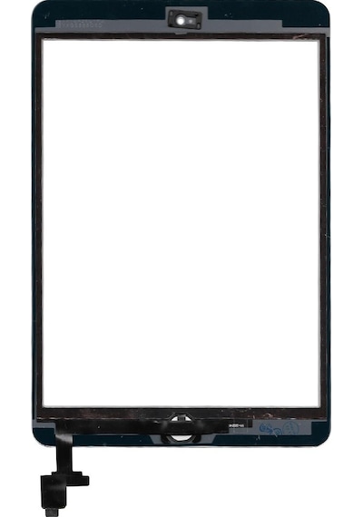 Apple Uyumlu iOS iPad Mini A1432 Butonlu Dokunmatik Beyaz