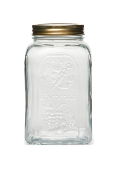 80390 Homemade Kavanoz - 1,5 Lt Beyaz