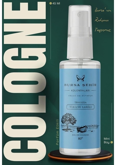 Bursa Şehir Kolonyaları Trigleia Tirilye Sahili Kolonyası, 45 Ml