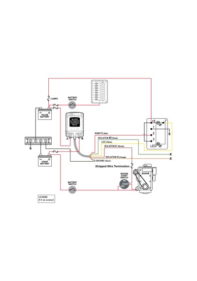 Blue Sea Systems Ml-acr Otomatik Şarj Rölesi 24v/500a 7623