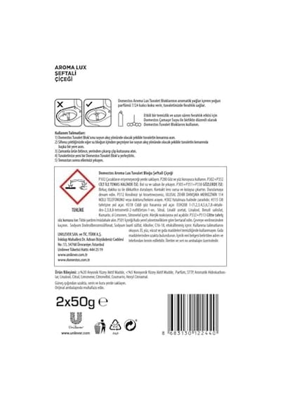 Domestos Aroma Lux Tuvalet Bloğu Şeftali Çiçeği 100g