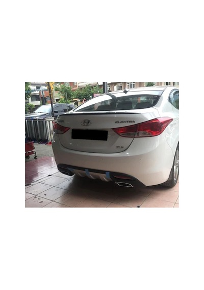 Hyundai Elantra Bagaj Üstü Spoiler Bagaj Çıtası - Parlak Siyah