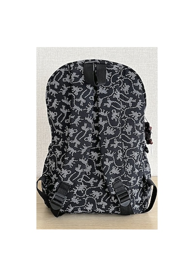 Nemo Bags Siyah Desenli Çantası Krinkıl Su Geçirmez Okul Çantası
