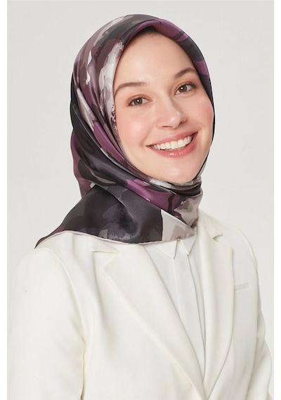 Armine Özel Nostalji Serisi Twill İpek Eşarp Modelleri 8534D-34