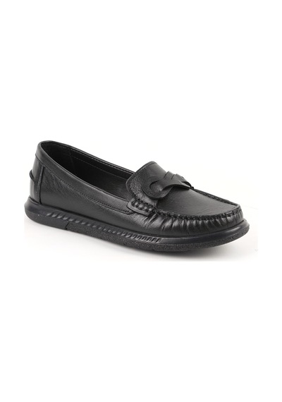 Libero L081.24106 Klasik Dikiş Detaylı Antik Görünümlü Termo Taban Kadın Loafer Ayakkabı Siyah Libero L081.24106 Klasik Dikiş Detaylı Antik Görünümlü Termo Taban Kadın Loafer Ayakkabı Siyah