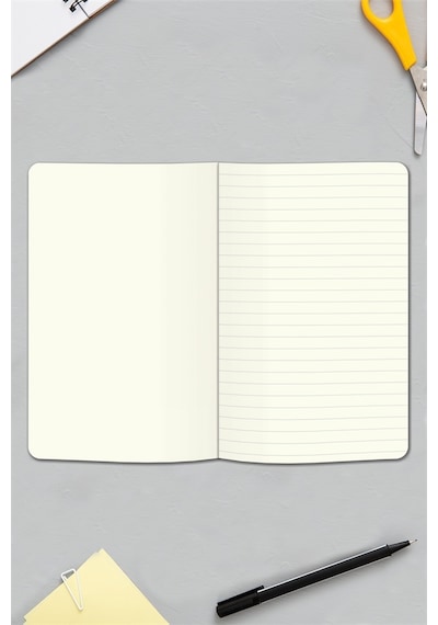 Le Color Tarihsiz Klasik Rec Note Çizgili Defter 13 x 21 CM Yeşil