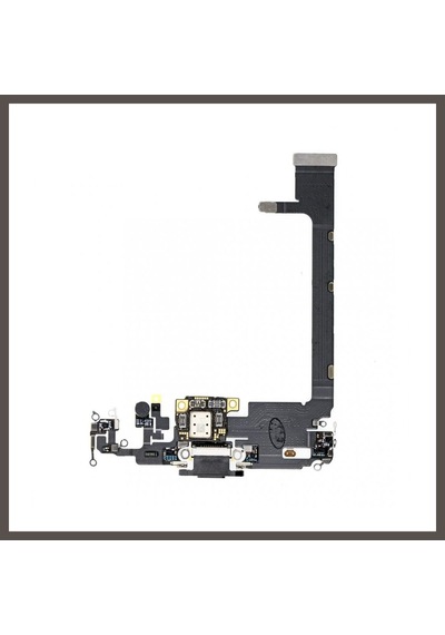 Bezos Apple iPhone Uyumlu 11 Pro Max Şarj Soketi Mikrofon Film Flex Nxrlvng Standart