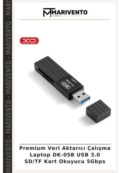 Premium Veri Aktarıcı Çalışma Laptop Dk-05b Usb 3.0 Sd/tf Kart Okuyucu 5gbps