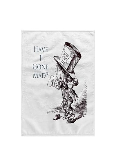 Ayrex 3d Rose Hatter Have I Gone Mad Alice İn Wonderland El/spor Havlusu, 15 X 22 Diğer