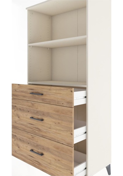 Hyperion Dolap 2 Raflı 3 Çekmeceli 88x44x182 Aytaşı-çam Aytaşı