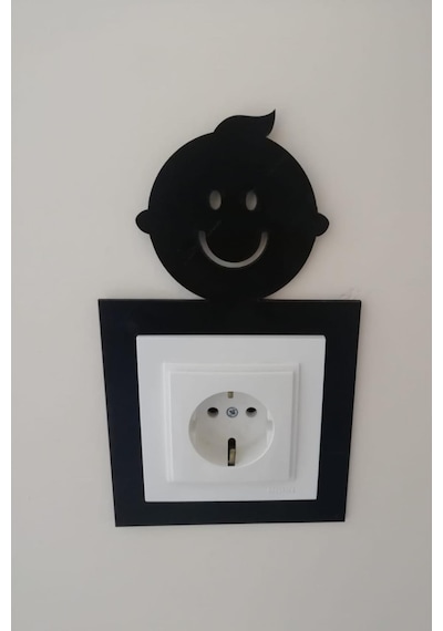 Dekoratif Çocuk Odası Süsü Priz Çerçevesi Priz Süsü