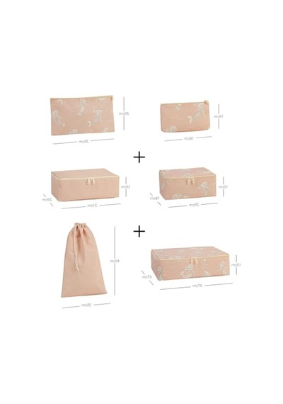 6'lı Deniz Kızı Temalı Çocuk Odası Düzenleyici Set 50cm