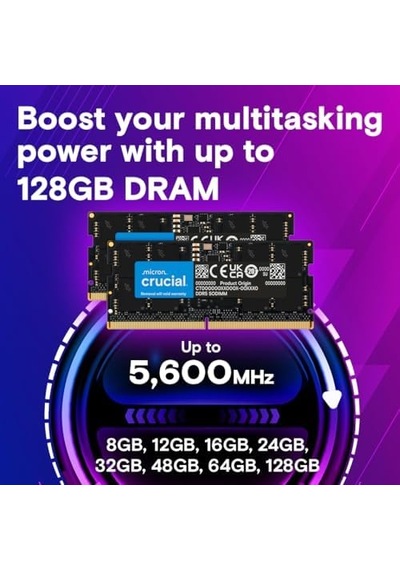32gb Ddr5 5600 Sodımm Cl46 16gbıt Notebook Ram Bellek Ct32g56c46s5