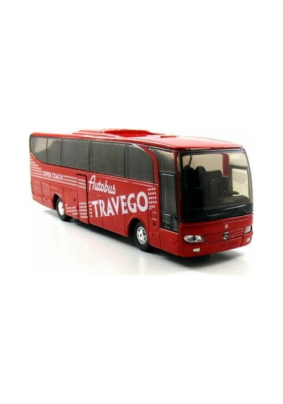 1 60 Ölçek Welly Mercedes Benz Travego Die-cast Metal Otobüs 2021.